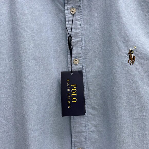 Ralph Lauren Blue Polo Long-Sleeve Shirt - Picture 4 of 9
